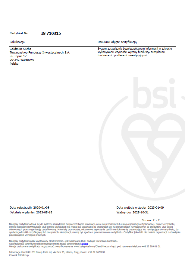 Certyfikat ISO 