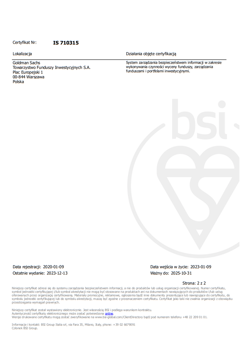 Certyfikat ISO 