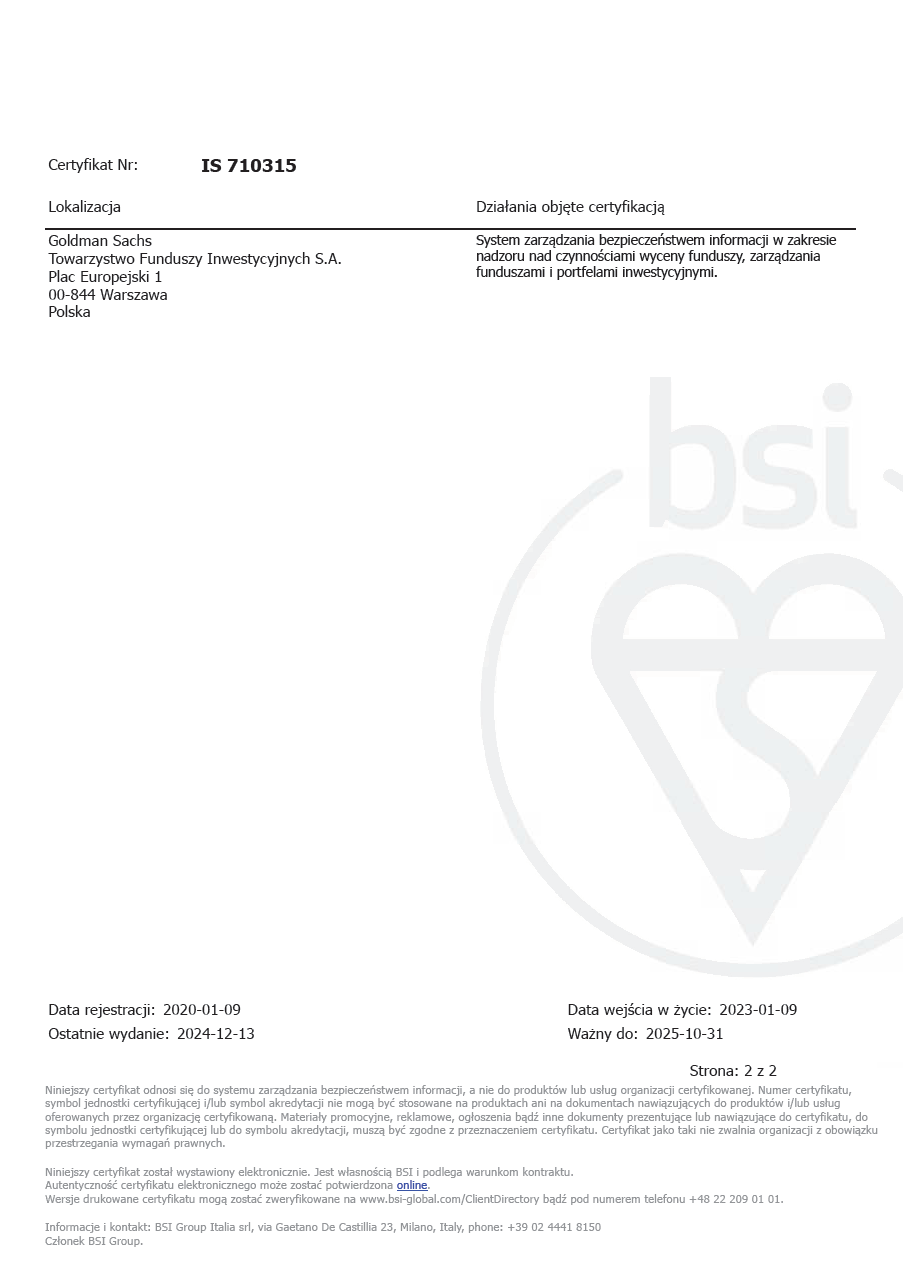 Certyfikat ISO 